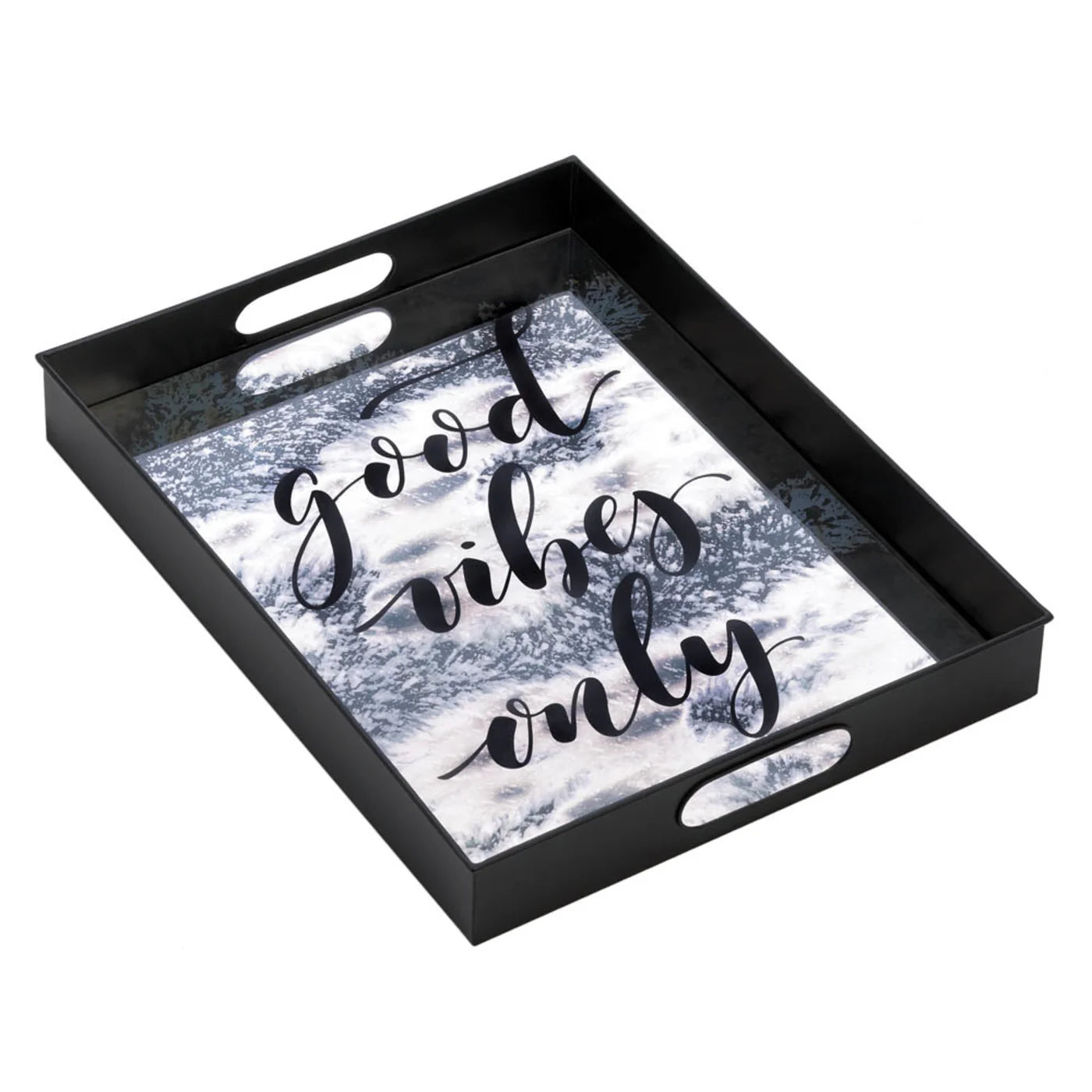 SOUTH BEACH GOOD VIBES MIRROR TRAY