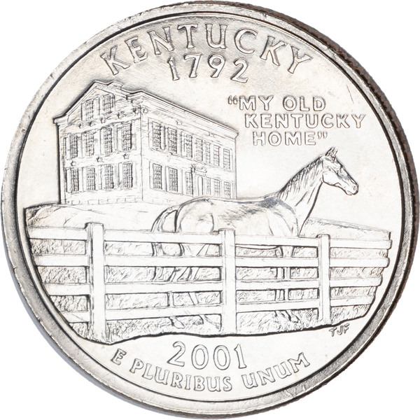 2001 P Kentucky Statehood Washington Commemorative Quarter