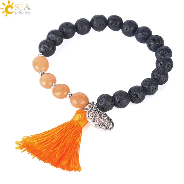 Chakras Healing Bracelet 8mm Yoga Meditation Natural Stone Beaded Bracelets Real Crystal Quartz Women Hand Jewelery