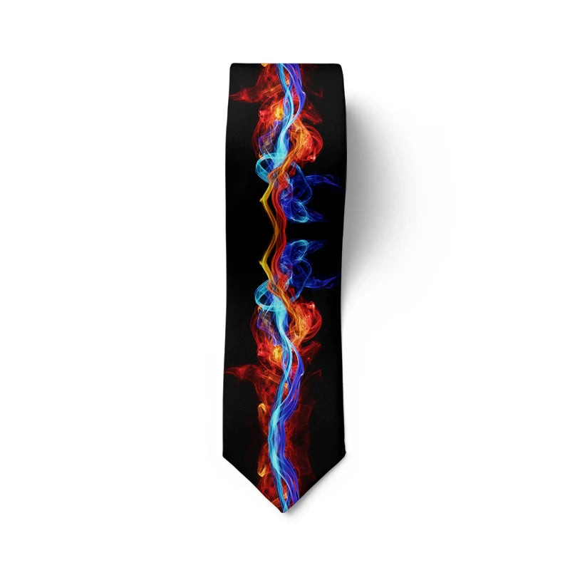 Man Tie Colorful Funny Slim Peacock Nylon Necktie Suit Men Business Wedding Leisure Neck Ties