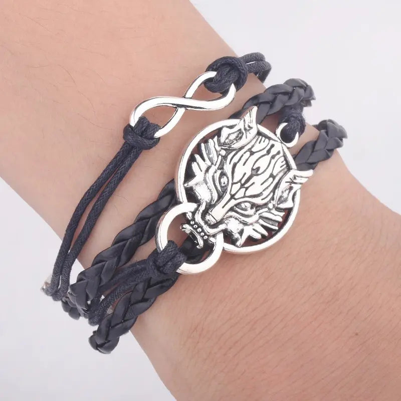 Dragon Infinity Charm Bracelet