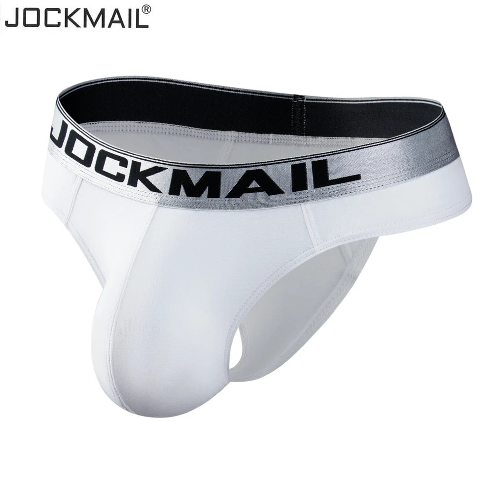 JOCKMAIL Men Underwear Sexy Big Penis Pouch Bikini Briefs