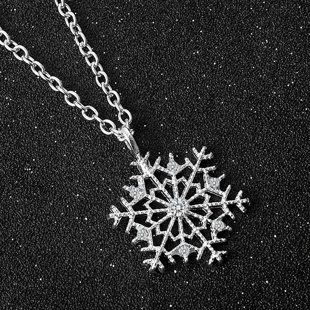 Snowflake Zircon Necklace