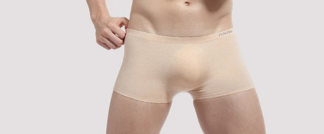 Men's Modal Hot Seamless Breathable Soft Sport  Boxer Underwear