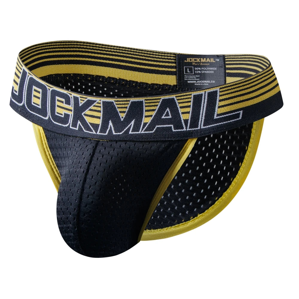 Jockmail Underwear Men Underwear Jockstraps Breathable Mesh