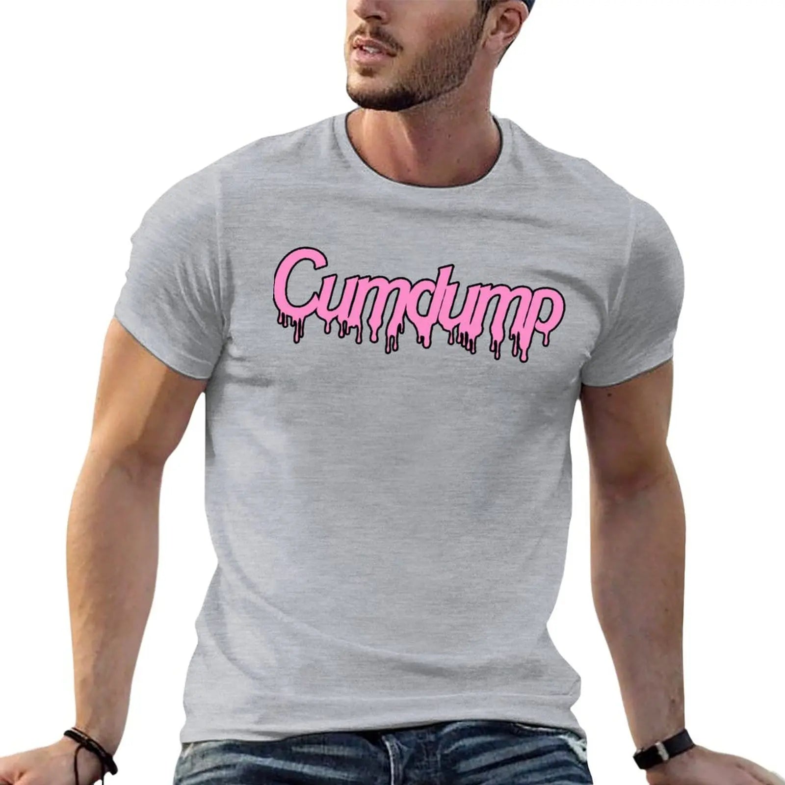 Gray Cumdump T-Shirt Men