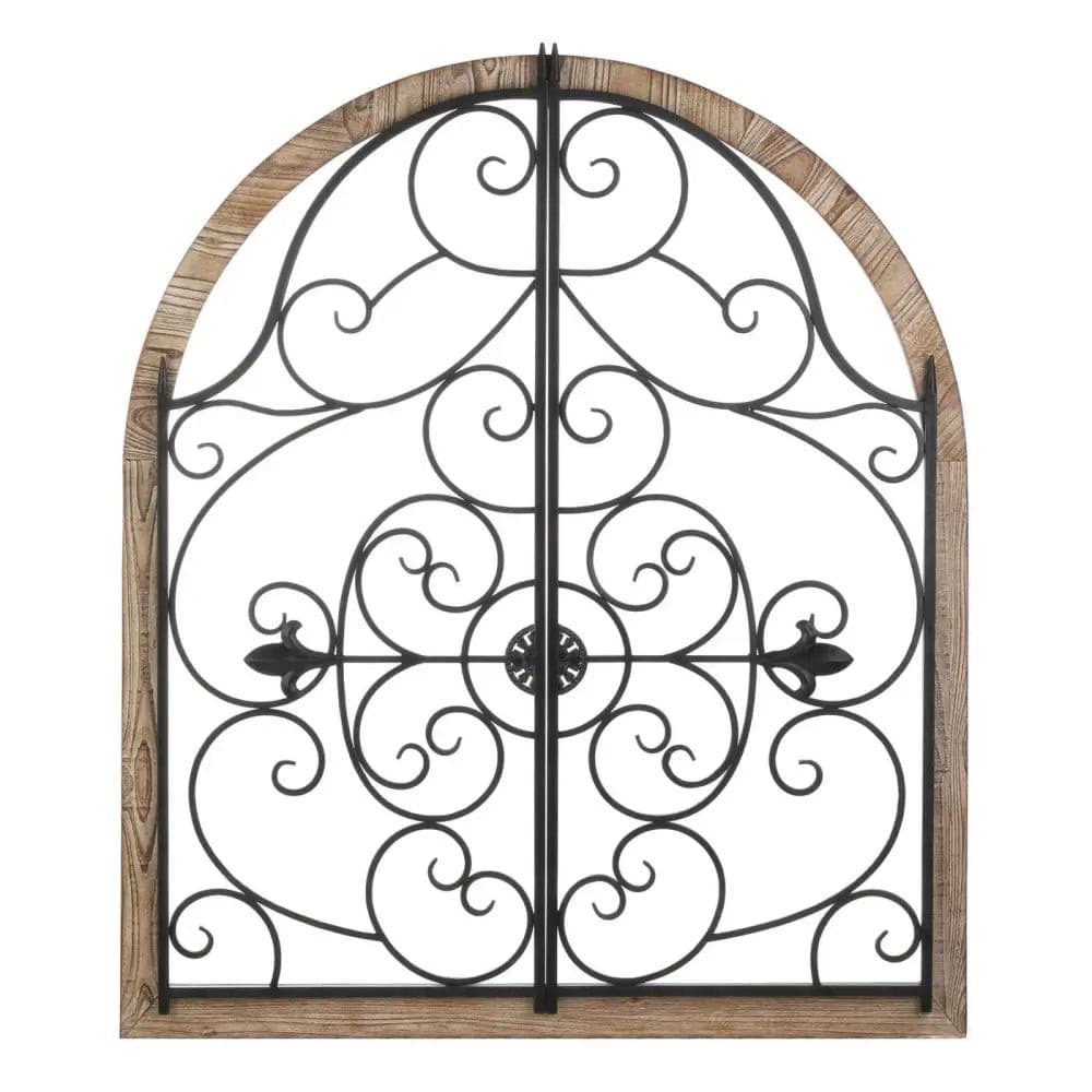 Arched Wood And Iron Wall Décor Full Catalog