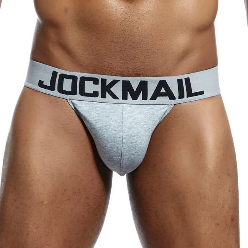 Brand Sexy Mens Underwear Jockstraps Cotton Jocks Bikini G-Strings Men Thong Cuecas Male Panties