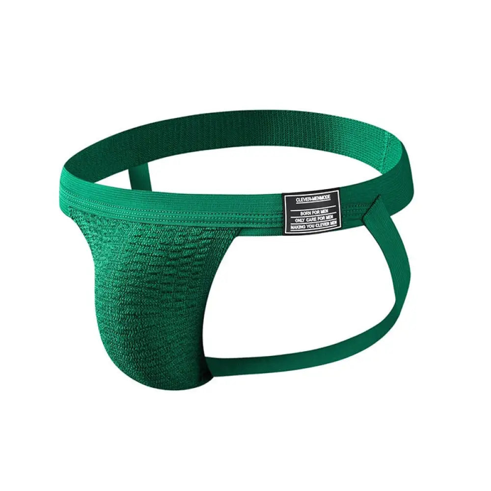 Clever-Menmode Mens Underwear Sexy Briefs Jockstrap Green / S Jock Straps