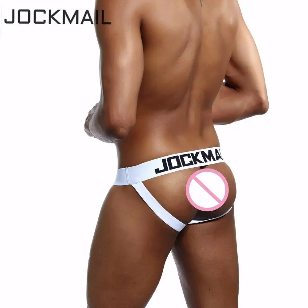 Jockmail Brand Men Underwear Penis Sexy Jock Straps Cotton Jockstraps Strap