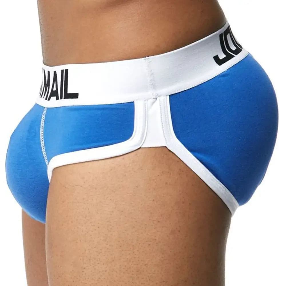 Jockmail Sexy Men Underwear Penis And Butt Hip Enhancer Push Up Cup Padded Gay Underwear Boxer