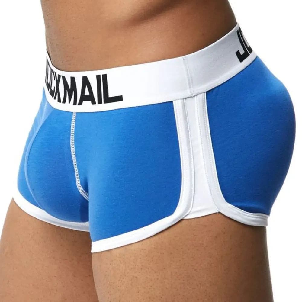 Jockmail Sexy Men Underwear Penis And Butt Hip Enhancer Push Up Cup Padded Gay Underwear Boxer