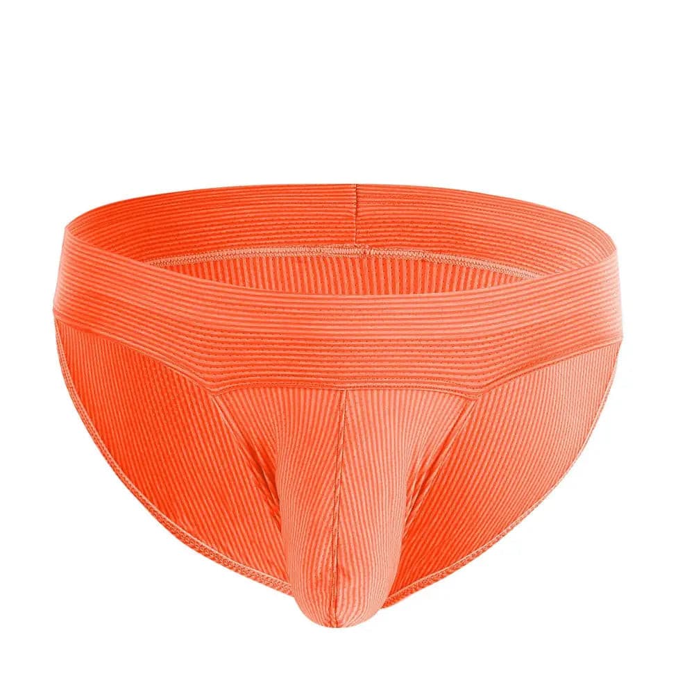 Mens Briefs Underwear Big Pouch Clever Menmode Orange / Xl