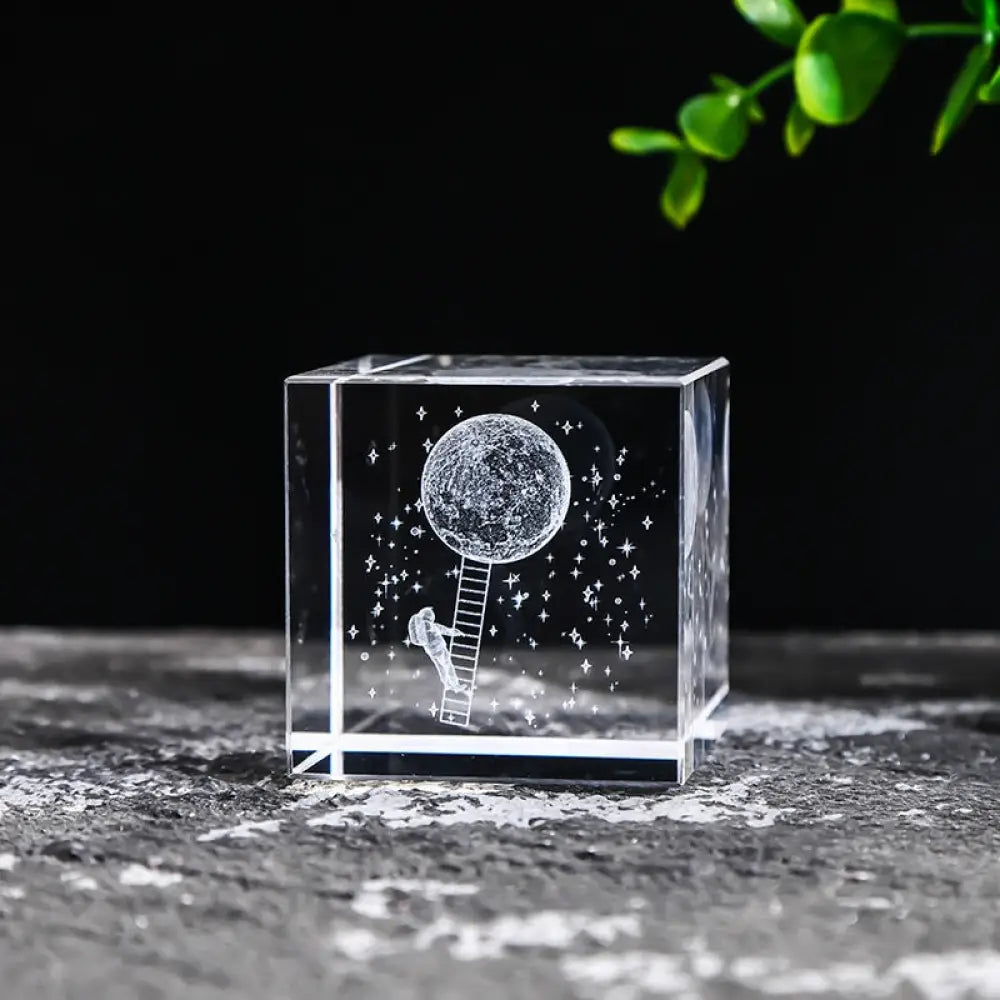 Romantic Rain Clouds Raindrop Cloud Square Crystal Ornaments Heart Shape Home Office Decor Birthday