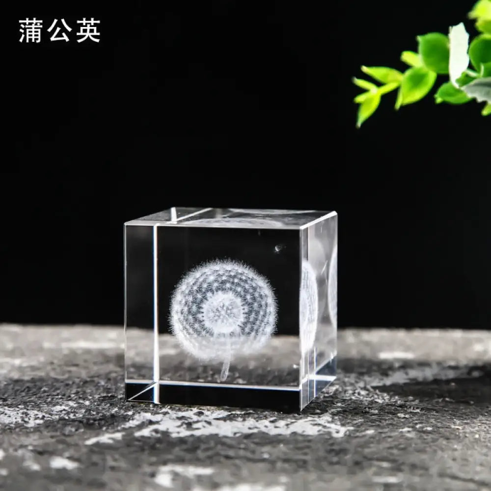 Romantic Rain Clouds Raindrop Cloud Square Crystal Ornaments Heart Shape Home Office Decor Birthday