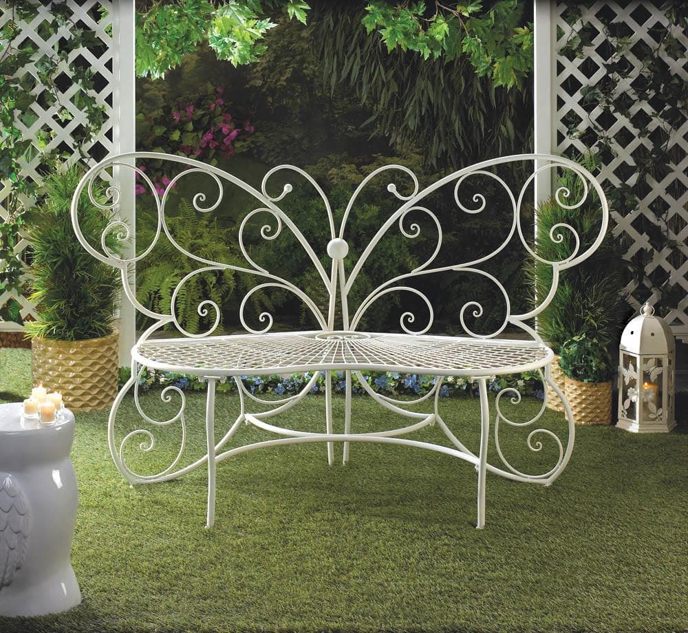 BUTTERFLY GARDEN BENCH