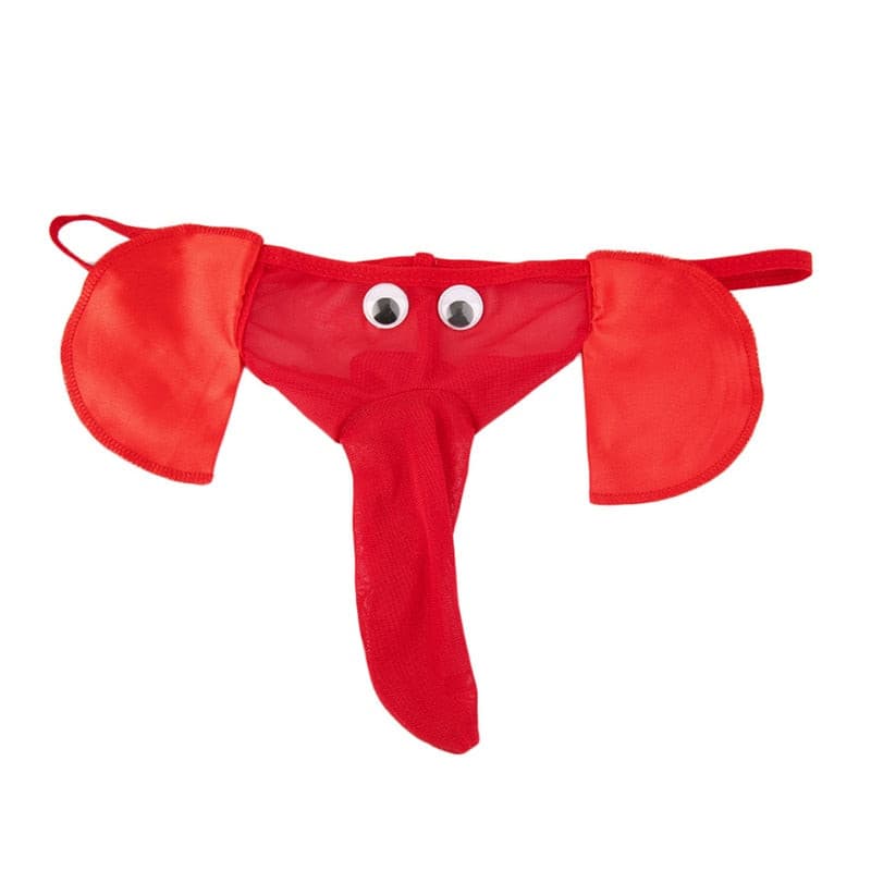 Sexy Men's G String Stylish Elephant Bulge Pouch Men Thong Elastic Erotic Lingerie Gay Underwear