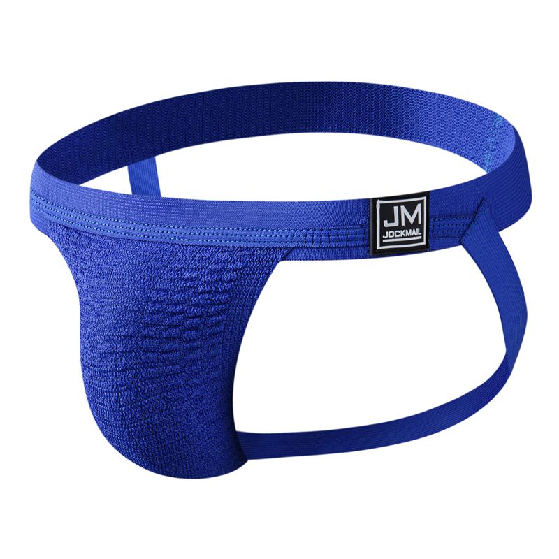 JOCKMAIL Sexy Underwear Men Jockstrap Blue