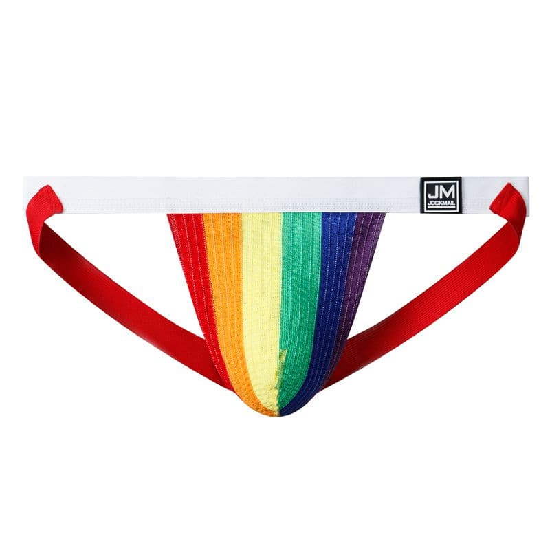 JOCKMAIL Men's Underwear Jockstrap Athletic Supporters Low Rise Stretch Performance Jock Strap