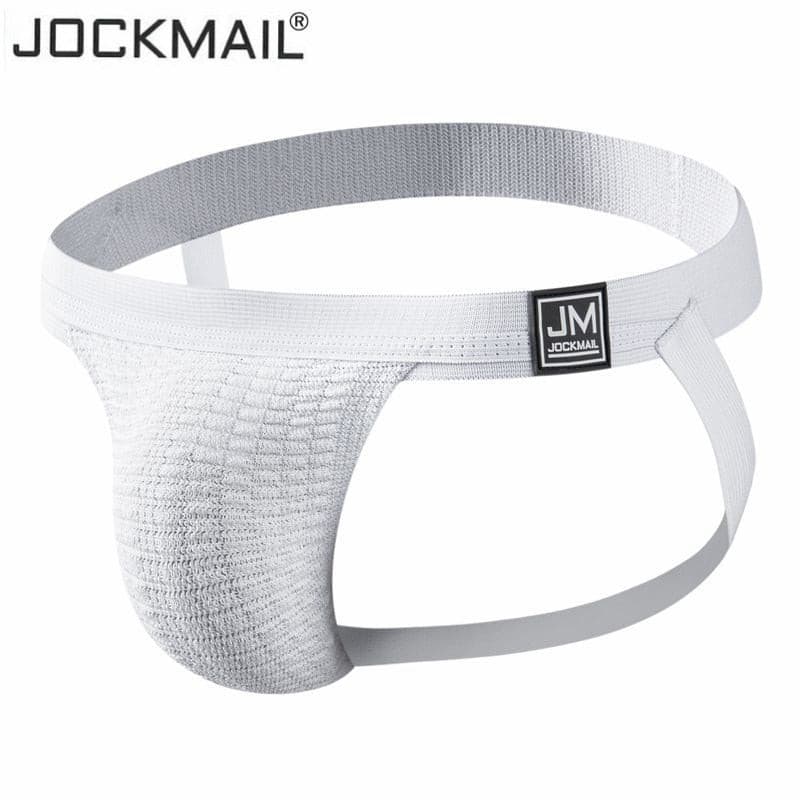 JOCKMAIL Men's Underwear Jockstrap Athletic Supporters Low Rise Stretch Performance Jock Strap