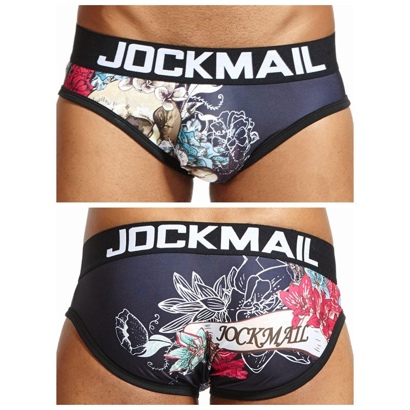 Underwear Men Lovely Cartoon Print Briefs Comfortable