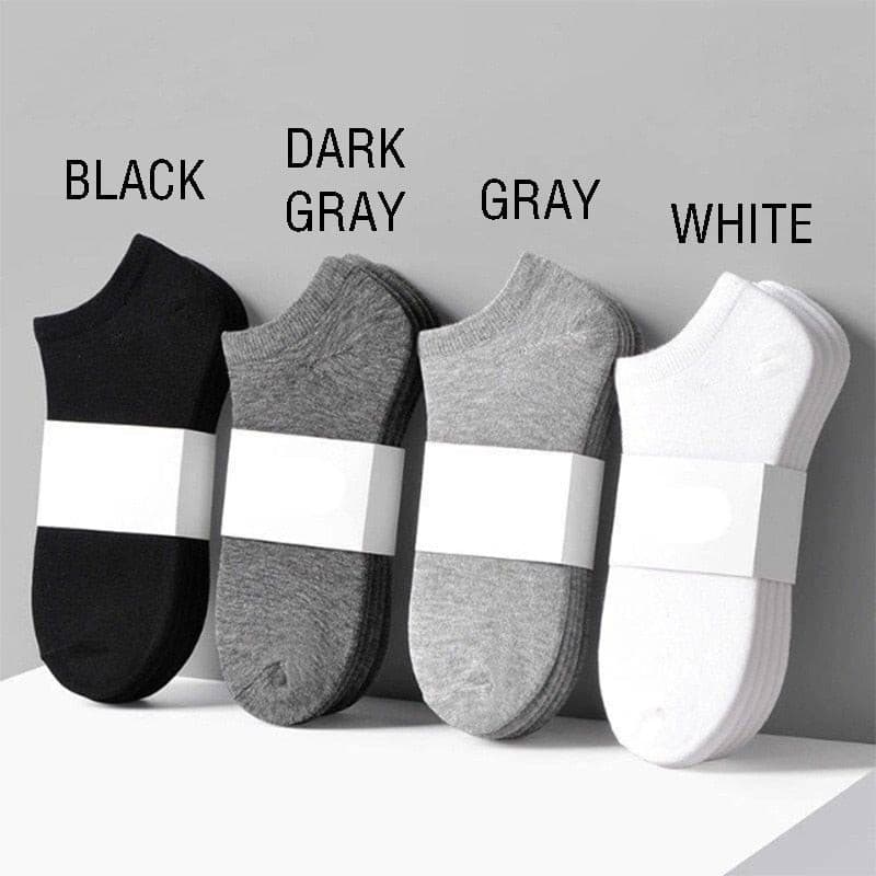 Men's Ankle No Show Socks Pack of 5