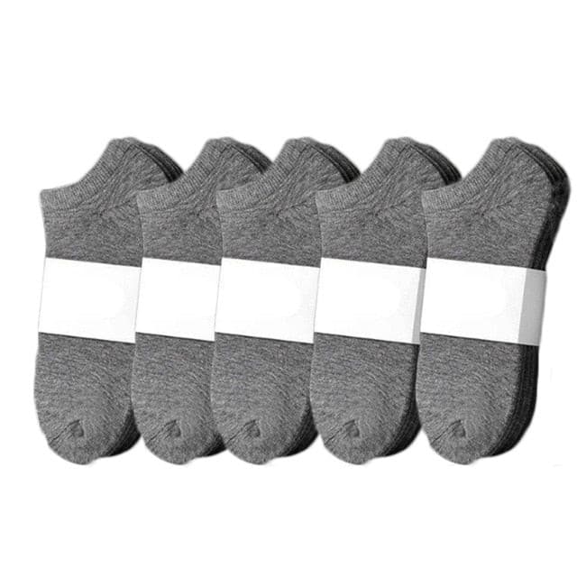 Men's Ankle No Show Socks Pack of 5