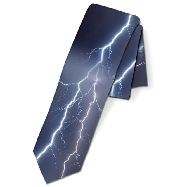 Men's Tie Suit Accessories Neck Ties Printed Polyester Ties for Men Necktie Casual Funny