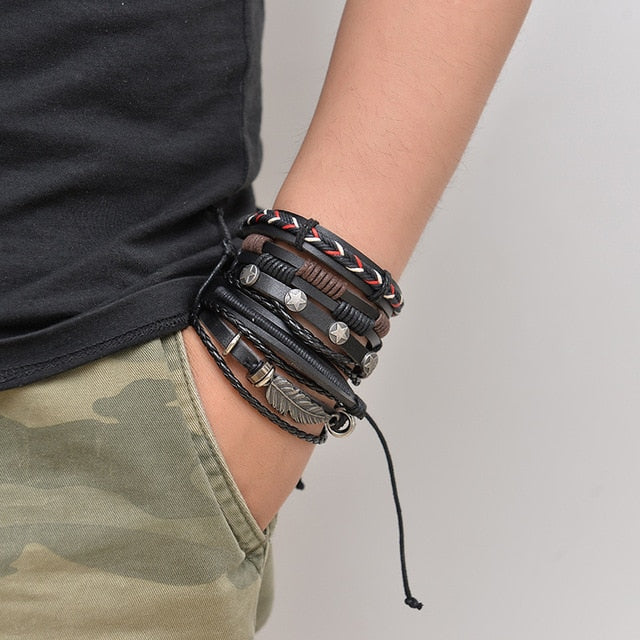 Men's Leather Bracelet